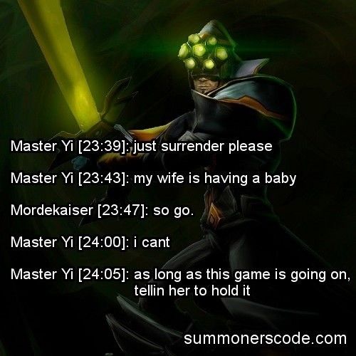 master yi baby league of legends